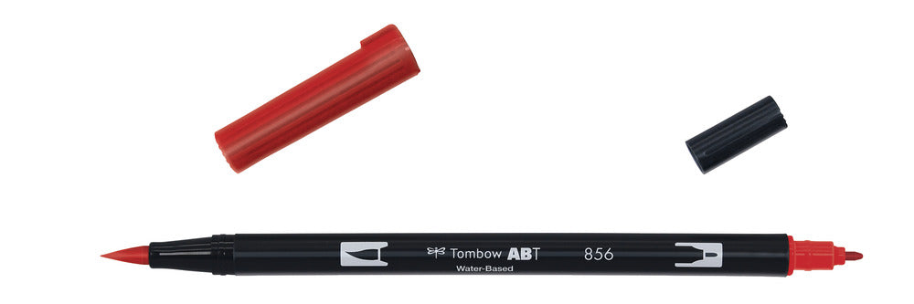 Tombow ABT Dual Brush Pen 856 Poppy Red