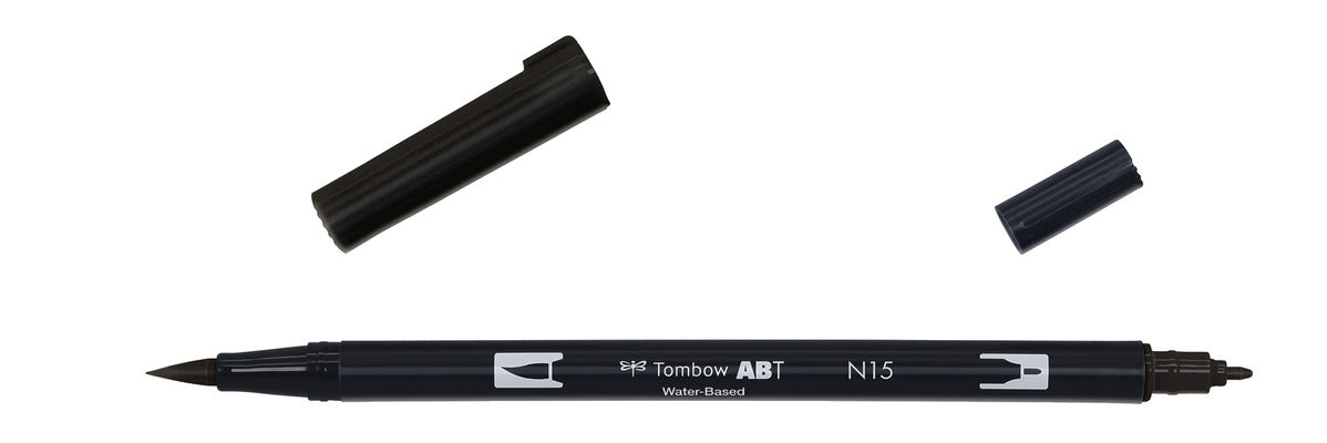 Tombow ABT Dual Brush Pen N15 Black