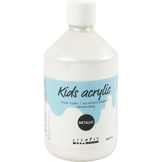 CC Metallic Acrylverf Wit 500 ml