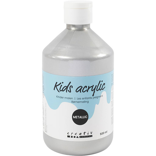 CC Metallic Acrylverf Zilver 500 ml