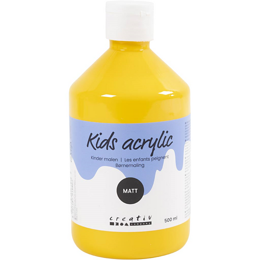 CC Acrylverf Mat Geel 500 ml