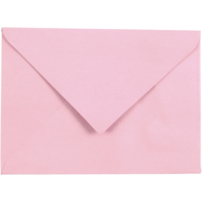 Umschläge, rosa, 11,5 x 16 cm