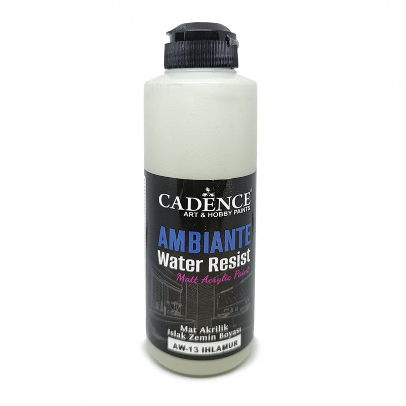 Cadence Ambiante Wasserfeste matte Acrylfarbe 250 ml Linden Green + 10 gr Katalysator