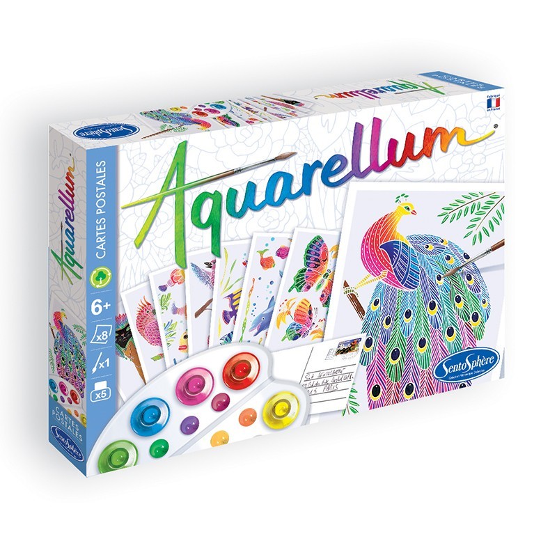 Aquarellum junior Postkaarten Dieren
