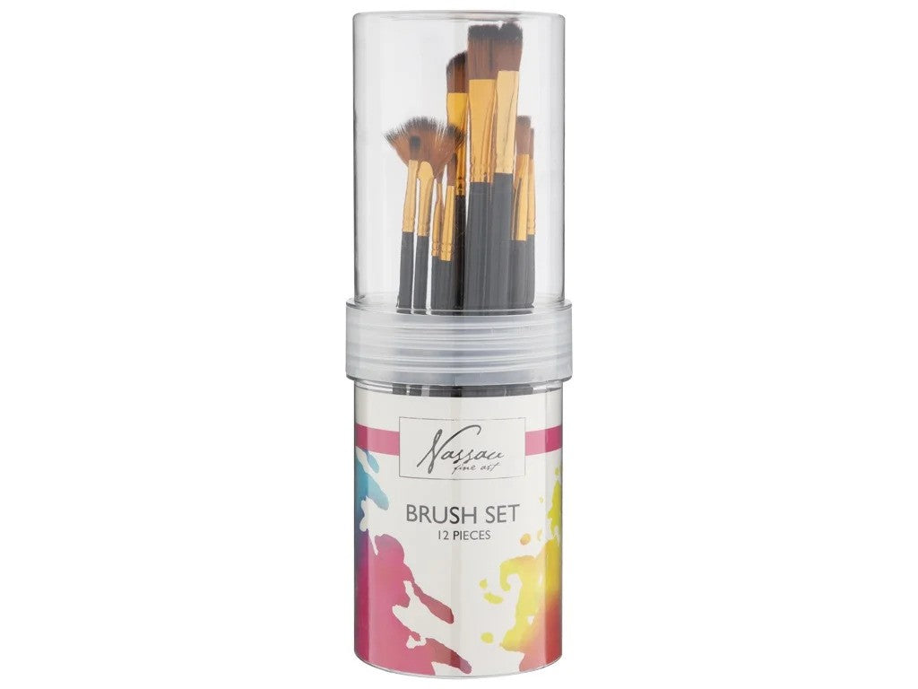 Nassau Paintbrush Set 12 pieces