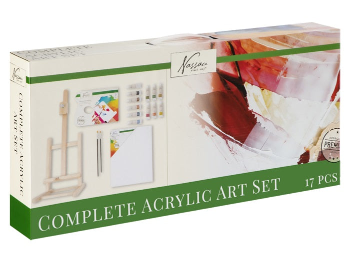 Nassau Acrylfarben-Komplettset 12x12 ml