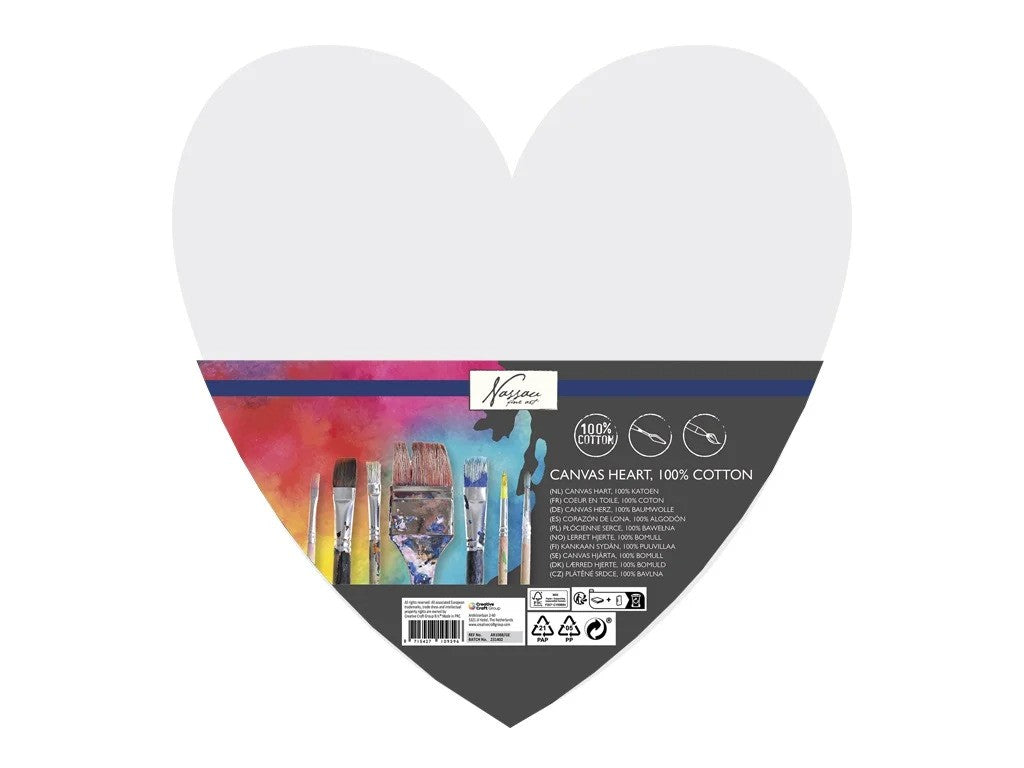 Nassau Canvas Heart 29 cm
