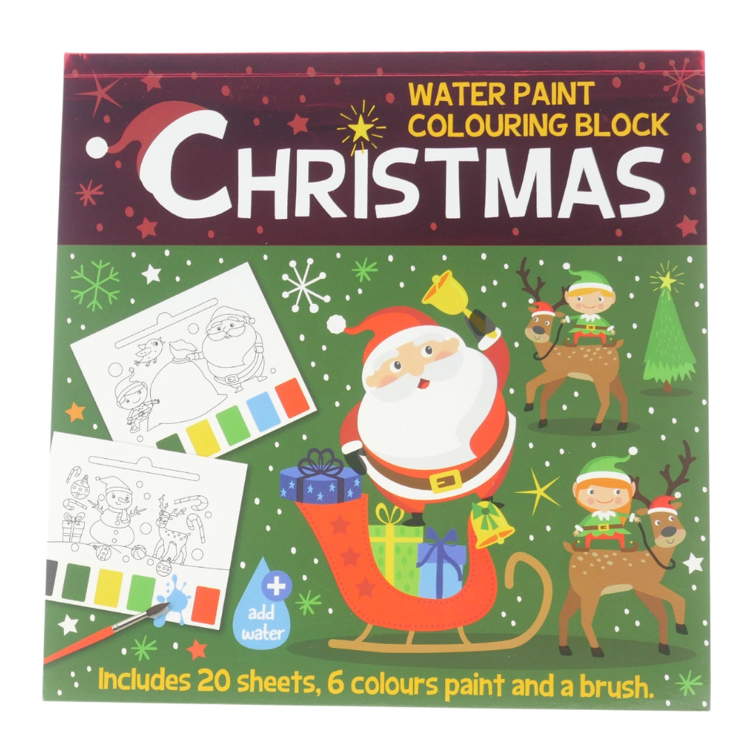 Aquarellblock Weihnachten 20x20 cm 20 Blatt
