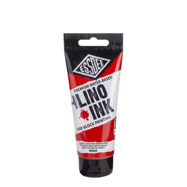 Essdee Lino Inkt - Rood 100 ml