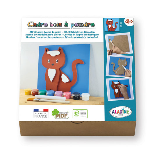 Aladine 3D Schilderij van MDF Maken Set - Kat