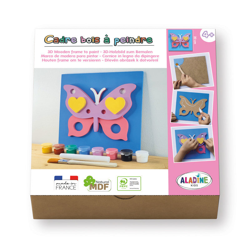 Aladine 3D Schilderij van MDF Maken Set - Vlinder