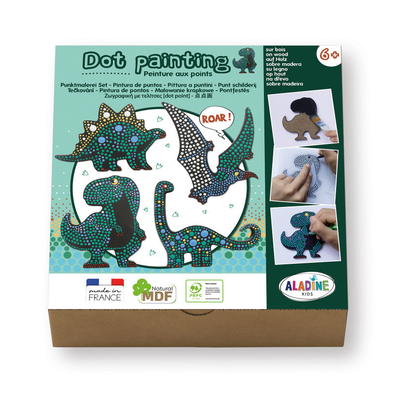 Aladine Dot Painting Set - Dinosaurus