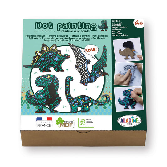 Aladine Dot Painting Set - Dinosaurus