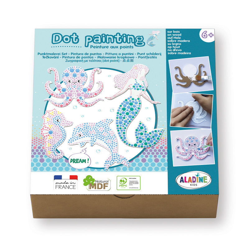 Aladine Dot Painting Set - Meerjungfrau