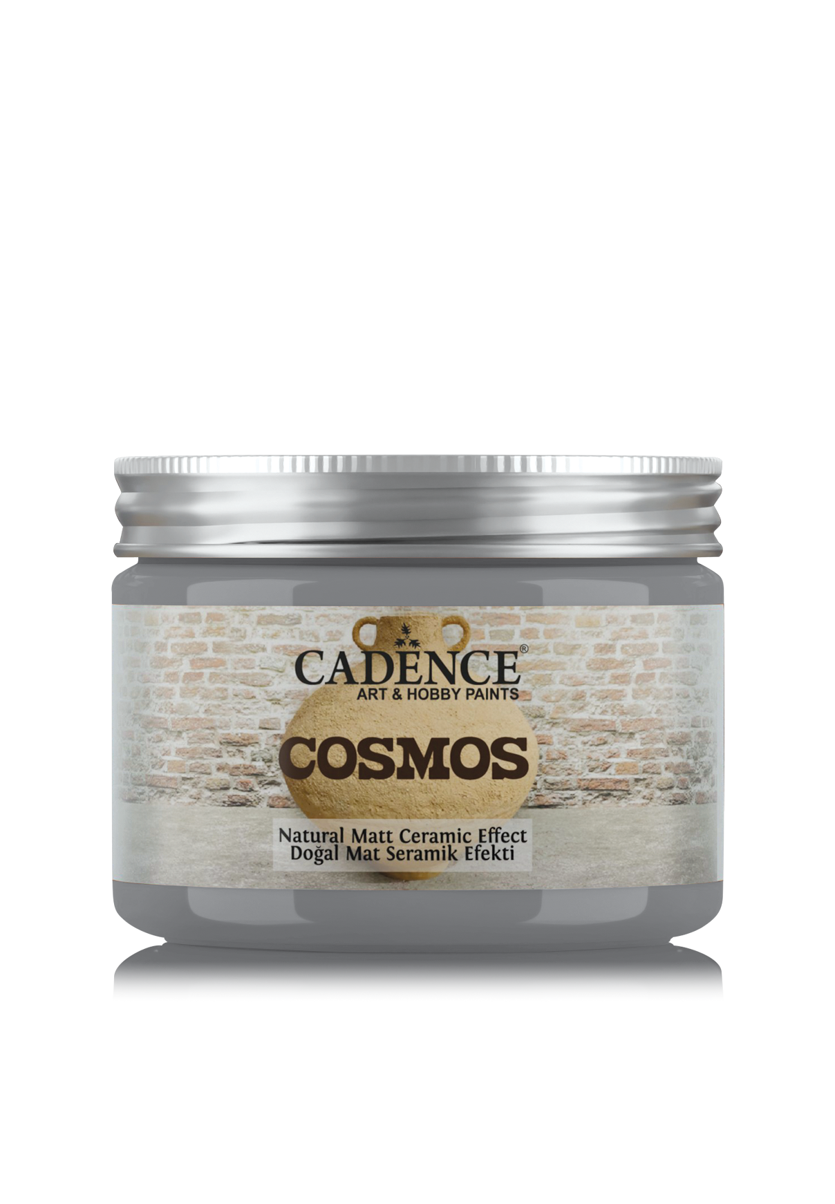 Cadence Cosmos Naturel Matte Keramikfarbe 150 ml Smoke Grey