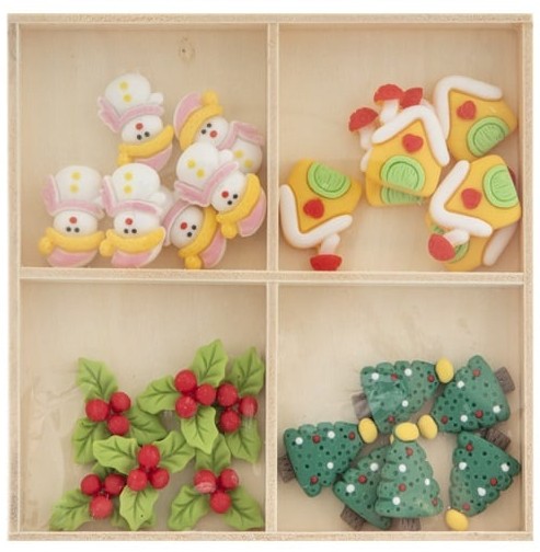 Craft Sensations Christmas Figures Resin 24 pc.