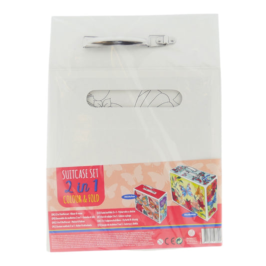 Wins Kleur je eigen 2-in-1 koffer Vlinder