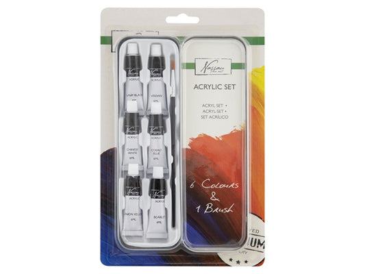 Nassau Acrylverf Set 6x6 ml