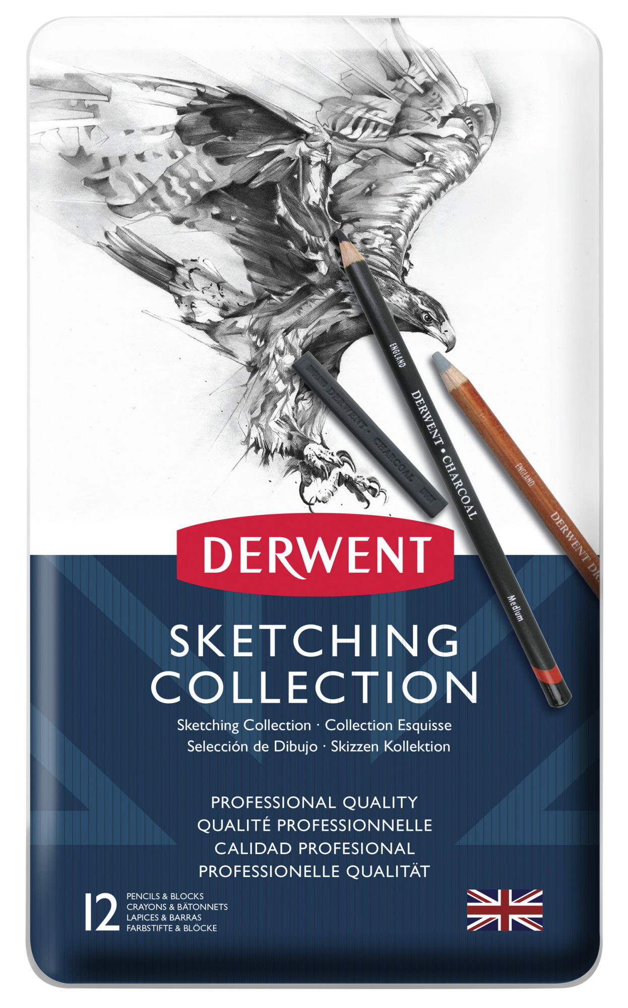 Derwent Schetspotloden Set 12 Stuk