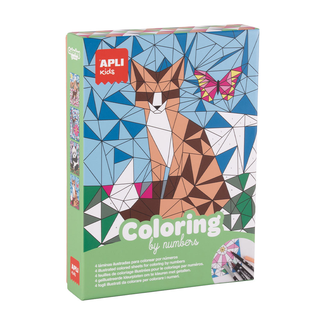 Apli Kleuren Op Nummers Set