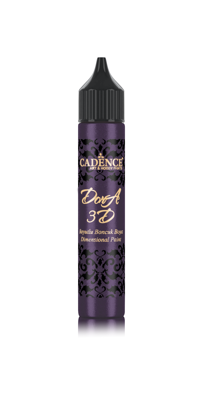 Cadence Dora 3D Metallic Dimensional Paint 25 ml Dark Orchid