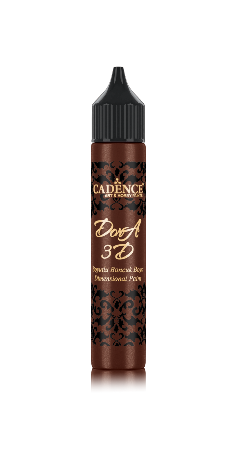 Cadence Dora 3D Metallic Dimensional Farbe 25 ml Walnuss