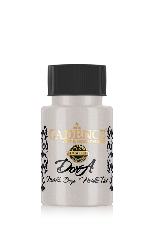Cadence Dora Acrylfarbe Metallic 50 ml Silver