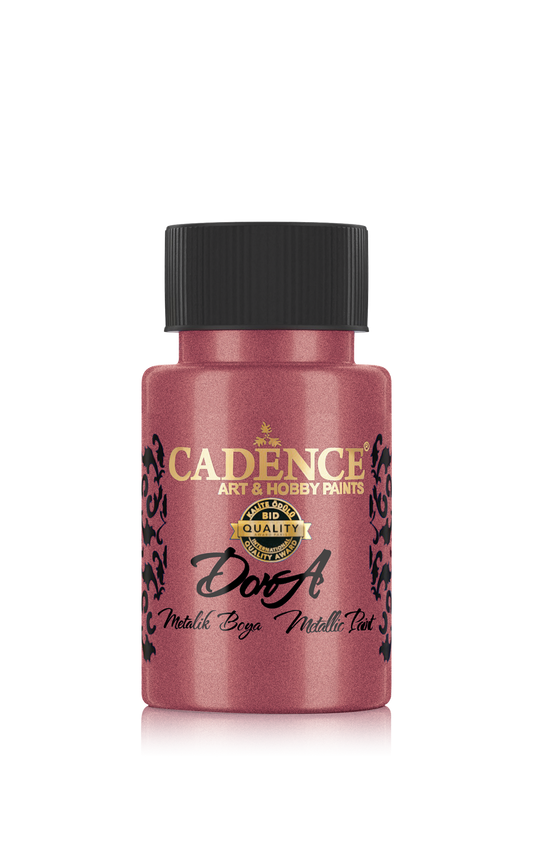 Cadence Dora Acrylverf Metallic 50 ml Dora Red