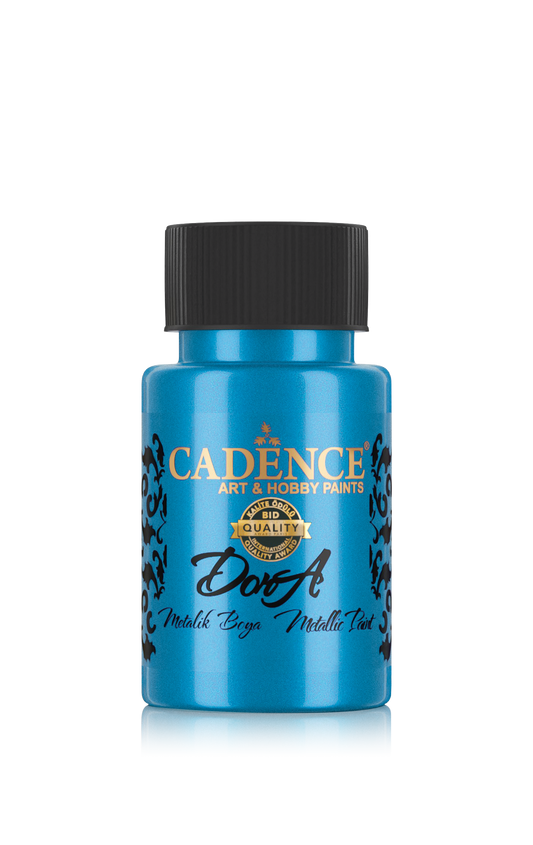 Cadence Dora Acrylverf Metallic 50 ml Dora Blue