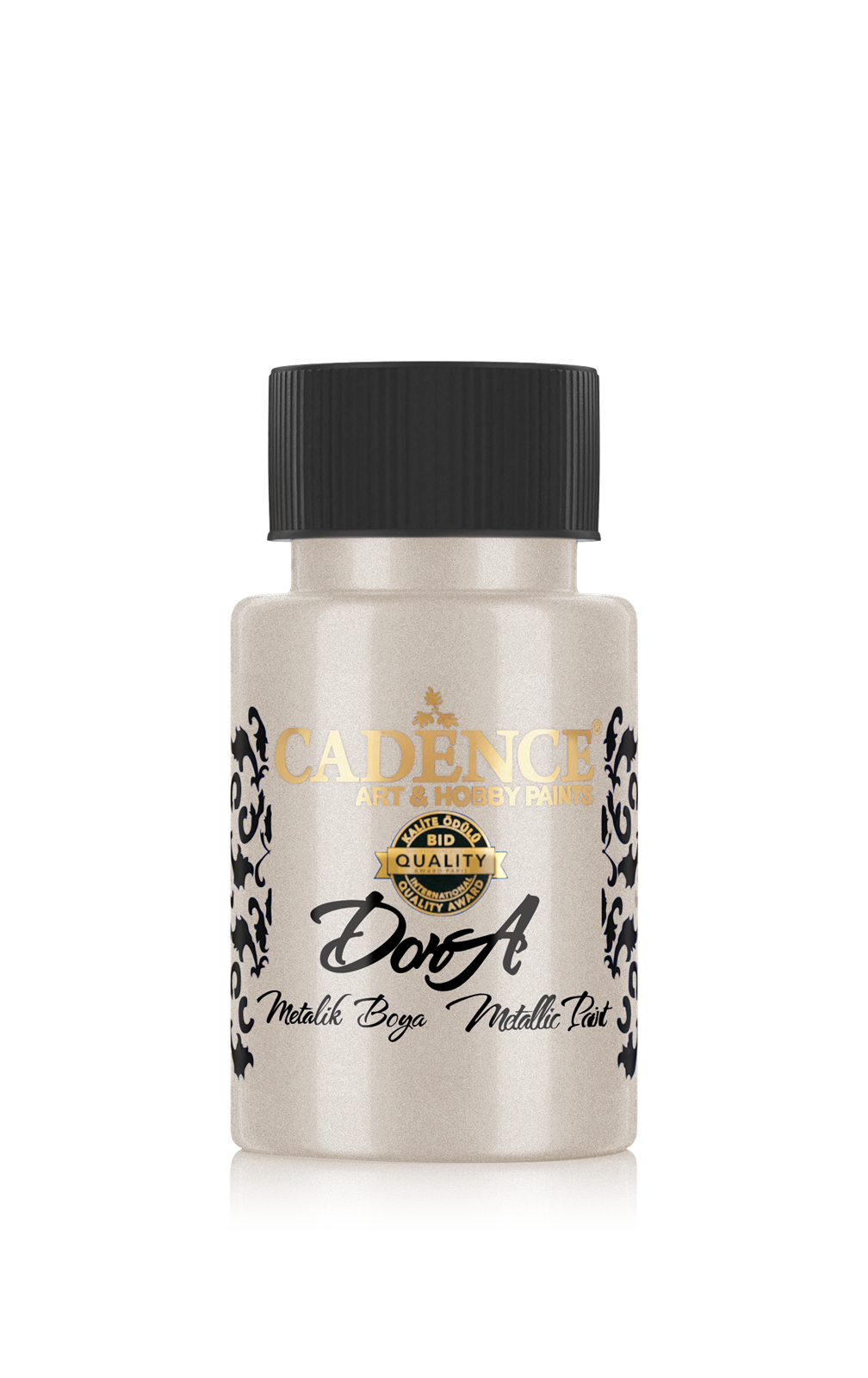 Cadence Dora Acrylfarbe Metallic 50 ml Platin