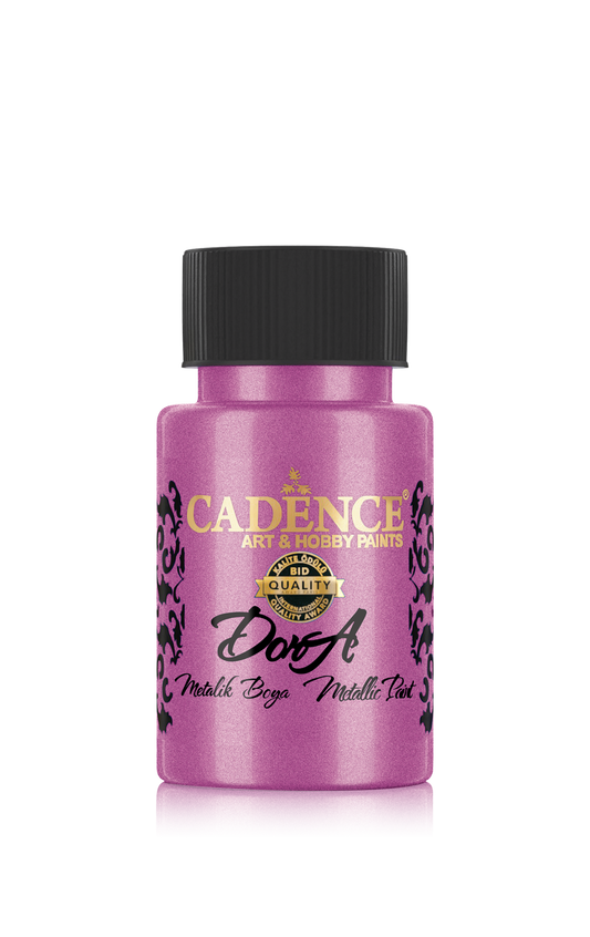 Cadence Dora Acrylic Paint Metallic 50 ml Bright Fuchsia