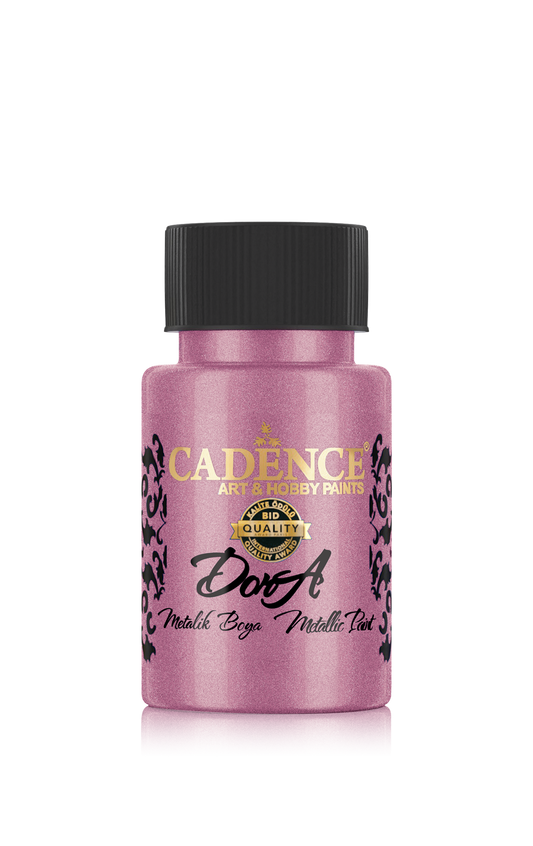Cadence Dora Acrylic Metallic Paint 50 ml Pink Sunset