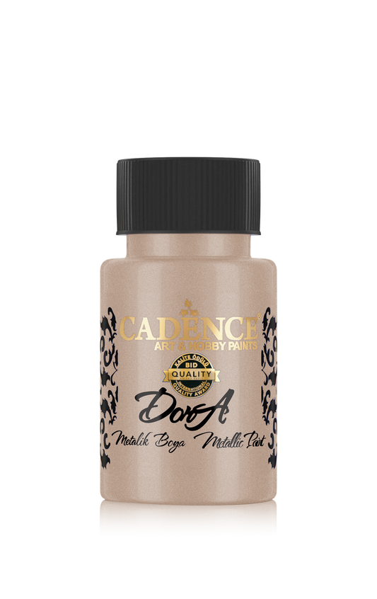 Cadence Dora Acrylverf Metallic 50 ml Lichtbruin