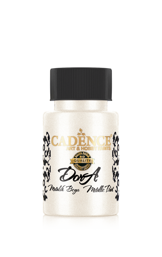 Cadence Dora Acrylverf Metallic 50 ml Clotted Cream
