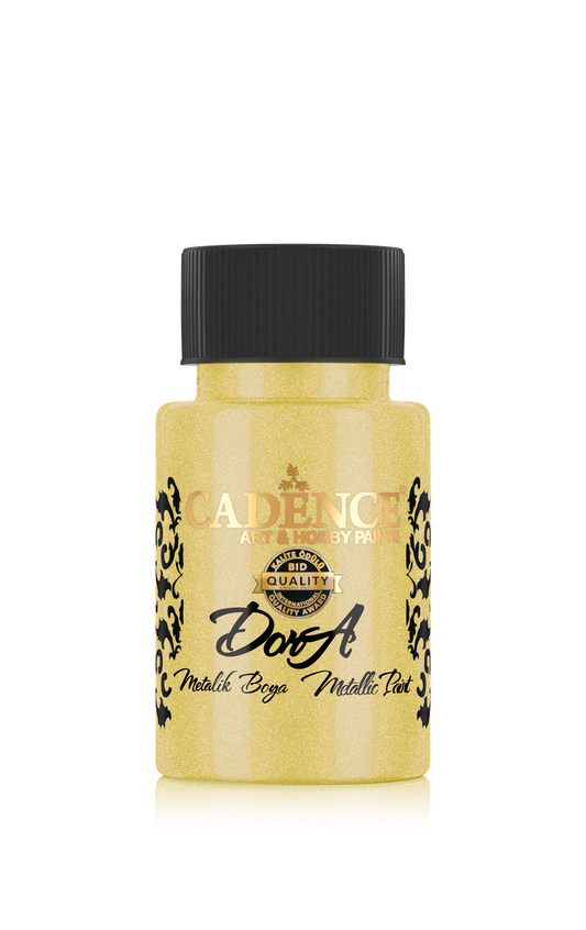 Cadence Dora Acrylverf Metallic 50 ml Canary Yellow