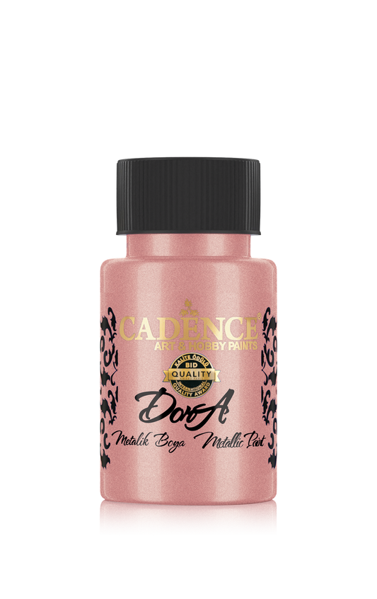 Cadence Dora Acrylverf Metallic 50 ml Rose Goud