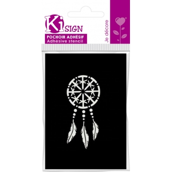 Ki-sign Self-adhesive Stencil 7x10 cm Dreamcatcher