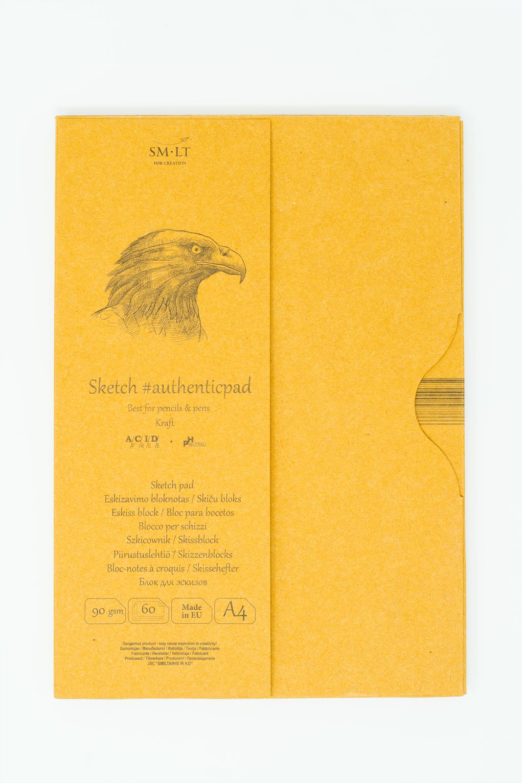 SMLT Papierblok Kraft A5 90gr 60 vel