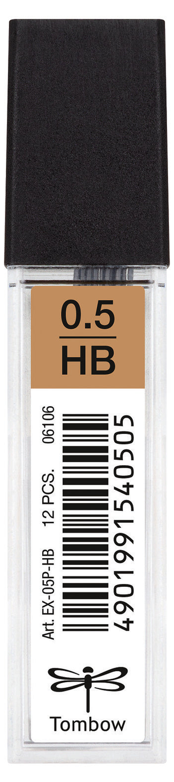 Tombow Vulpotlood Vullingen 0,5 mm HB 12 stuks