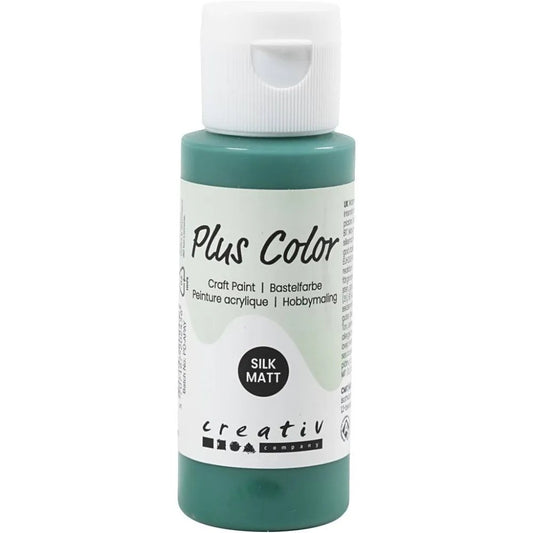 Plus Color Acrylic Paint Dark Green 60 ml