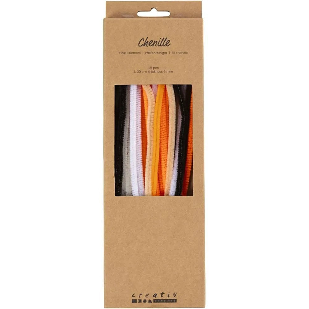CC Chenilledraad Halloween Kleuren 30 cm x 6 mm 25 stuk