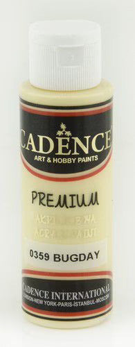 Cadence Premium Acrylic Paint 70 ml Wheat Yellow 0359