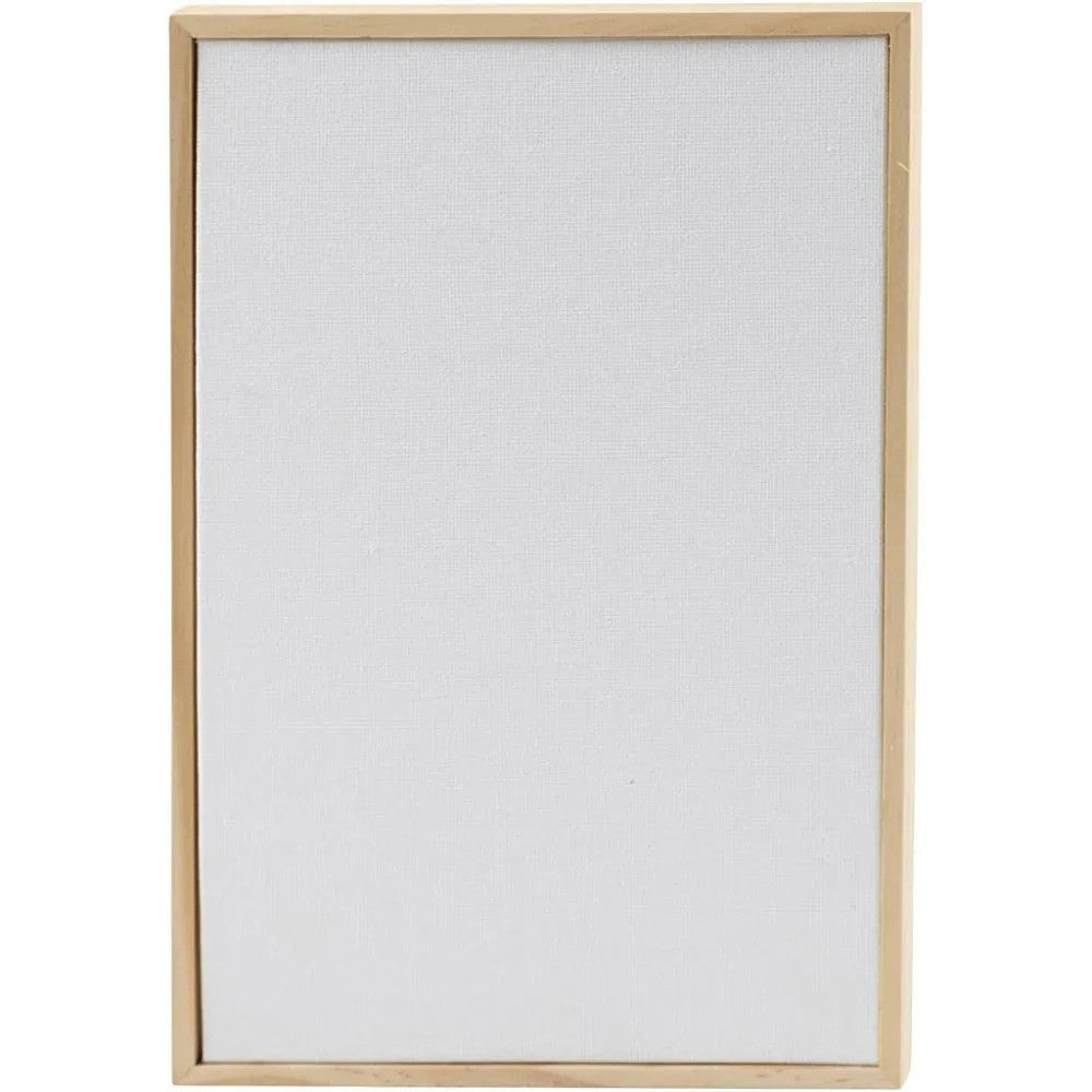 CC Canvas Paneel Met Lijst 15,8x23,8 cm 280 gr Wit