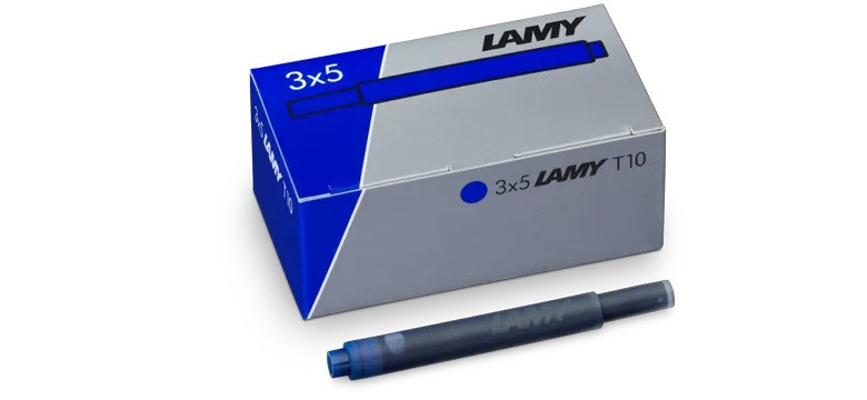 LAMY T10 Inktpatroon Voor Vulpen Blauw 3x5 stuks