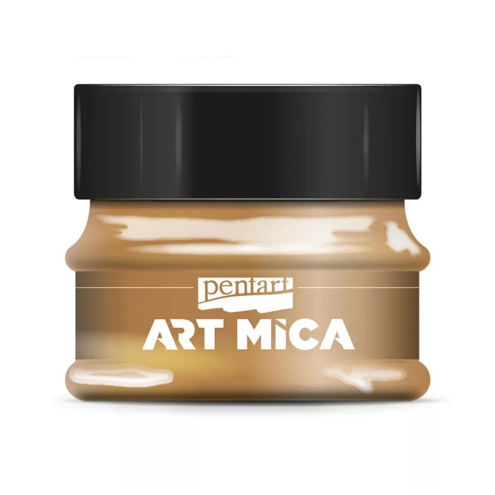 Pentart Art Mica Pigment Poeder Golden Brown 9gr