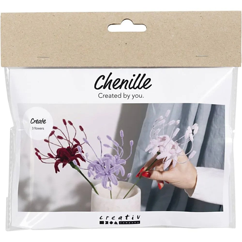 CC Mini Hobbyset Blumen aus Chenilledraht Tigerlilie
