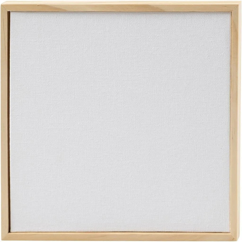 CC Canvas Panel With Frame 15.8x15.8 cm 280 gr white