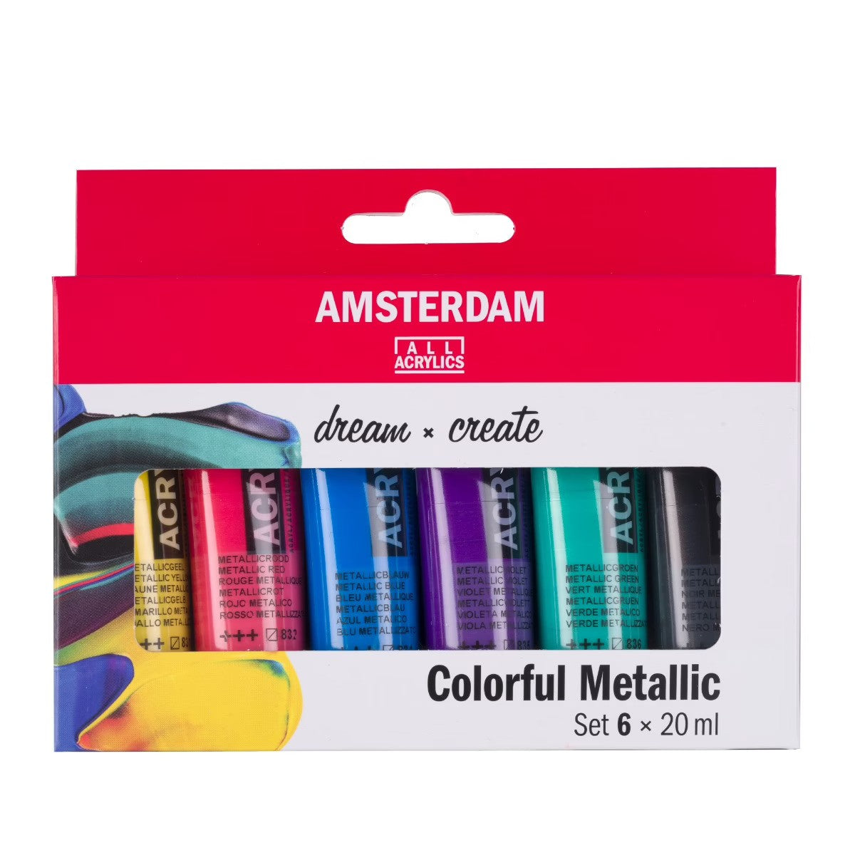 Royal Talens AAC SET 6x20 ml Metallic Farben