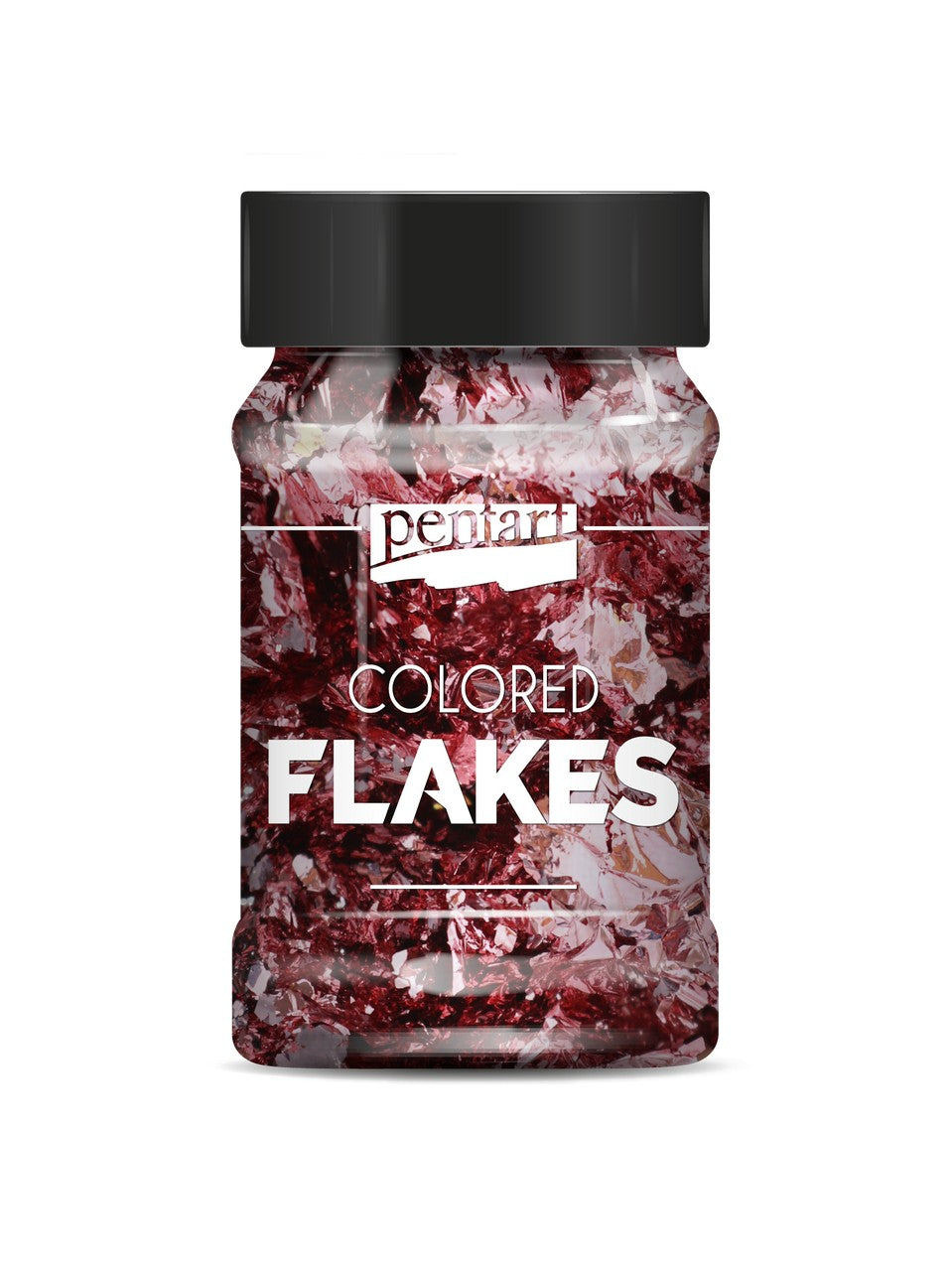 Pentart Colored Foil Flakes Pink 100ml