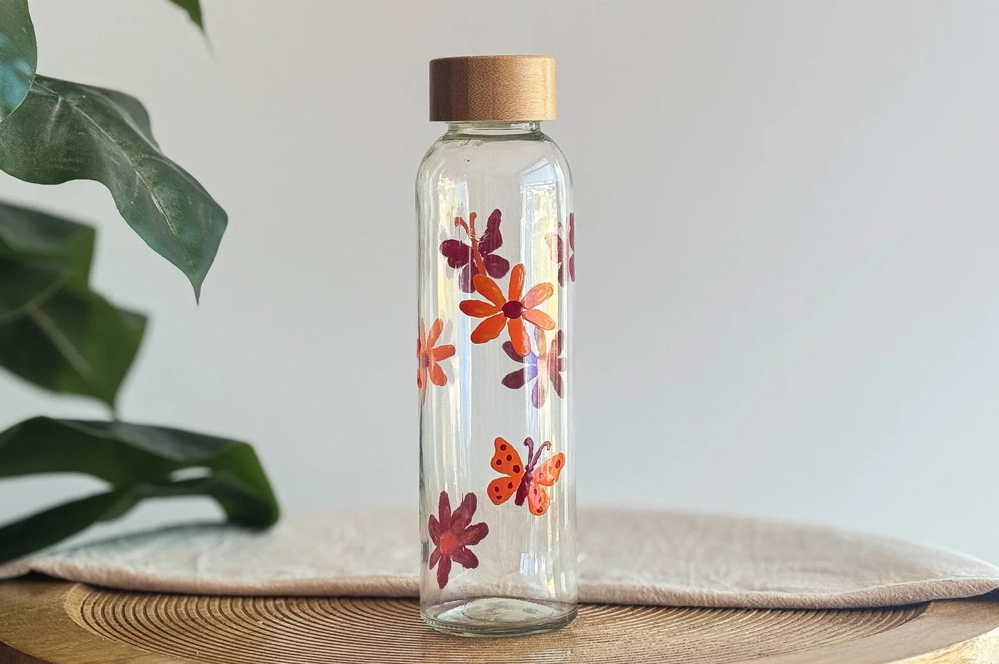 LC DIY Wasserflasche Orange und Rot